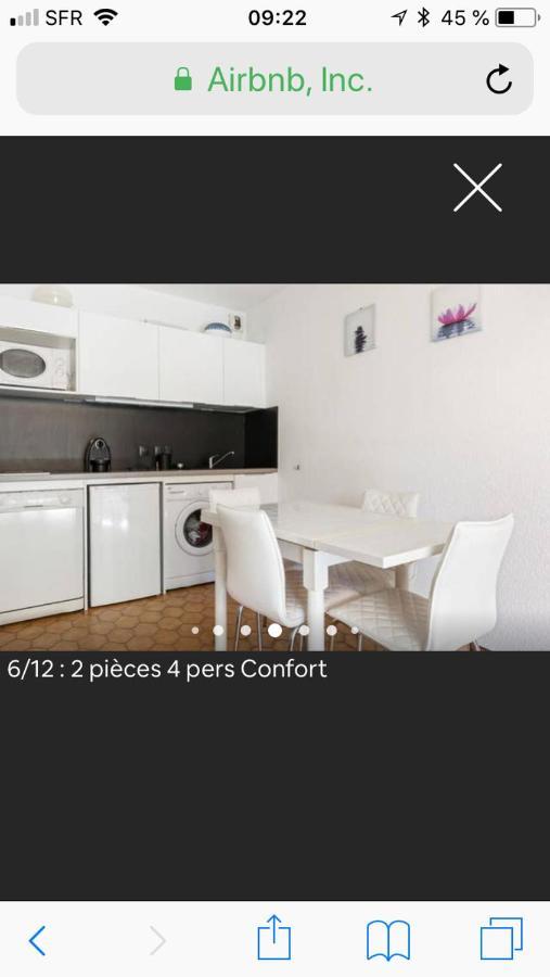 Appartement A Six Fours/Le Brusc 锡富尔勒普拉日 外观 照片