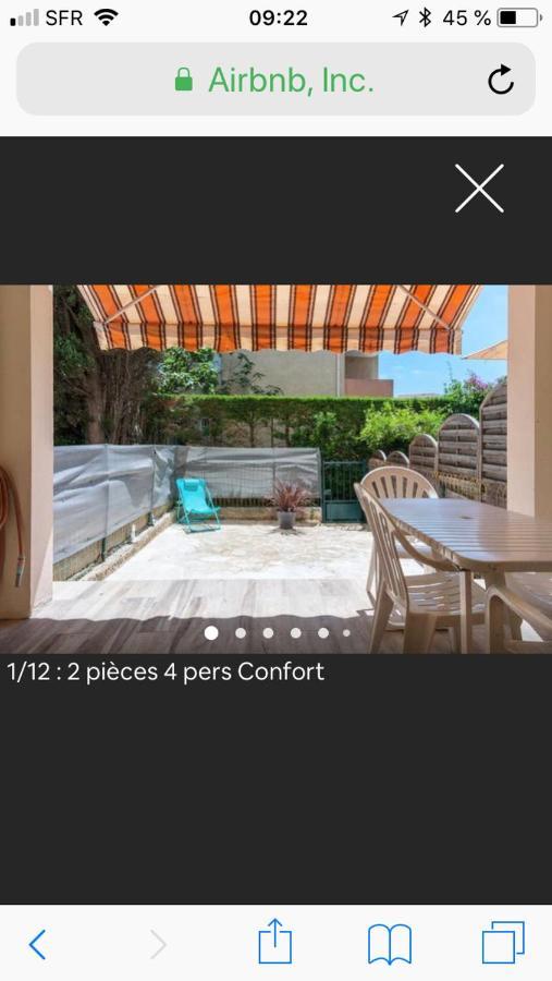 Appartement A Six Fours/Le Brusc 锡富尔勒普拉日 外观 照片